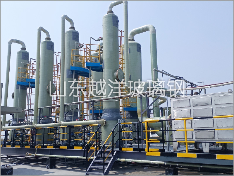 FRP desulfurization tower