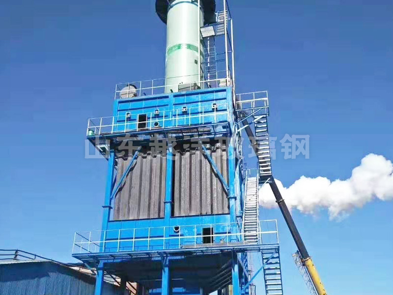 FRP desulfurization tower